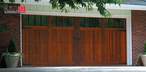 Wood Faced Carriage House Doors